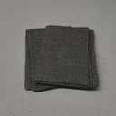 OTOSTAR Pack of 2 Throw Pillow Covers 16x24 Inch Linen Dark Grey Pillowcases Farmhouse Decorative Solid Pillow Covers 40x60 cm Lumbar Cushion Case for Home Decor Sofa Couch Bed (Dark Grey)