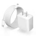 iPhone Charger Fast Charging,Fast Charger iPhone 20W PD 6FT USB C Wall Plug
Type C iPhone Fast Charging Power Adapter Lightning Cable Cord for Phone 14 Pro Max/13 Mini/12/11/XS Max/XR/X/8 Plus/SE,iPad
