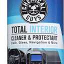 Chemical Guys Total Interior Cleaner and Protectant - Cleans and Protects Leather, Vinyl, Plastic, Rubber, Glass, and Fabric with Streak-Free Finish, Safe for Cars, Trucks, SUVs, and More - 32 oz (32 Fl Oz (Pack of 1))