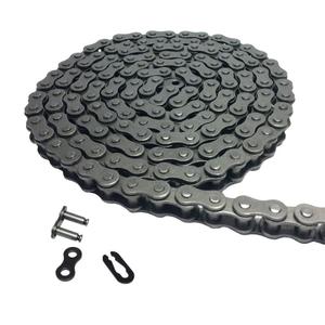 08A 40# Roller Chain - 5 Feet 40Mn Carbon Steel Material with 1 Connecting for Go Kart, Mini Bike Chain Replacement