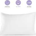 Sleep Restoration Gel Pillow - (2 Pack Queen) Best Hotel Quality Comfortable and Plush Cooling Gel Fiber Filled Pillow