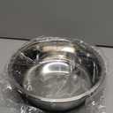 WROSWT Stainless Steel Dog Bowls Set of 2, Anti Rust Metal & Non Slip Rubber Base, Heavy Duty Large Feeding Dishes, Food Grade BPA Free, Food and Water Bowl for Large Dogs (88oz, 11cup)