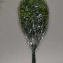 Fake Plants Flowers Outdoor Artificial Shrubs - 16 Bundles UV Resistant No Fade Faux Plastic Greenery Home Garden Porch Patio Decoration Office Indoor (Green)