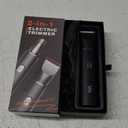 Body Hair Trimmer for Men: Manscape Electric Razor, Versatile Hair Trimmer for Groin, Beard, Nose/Ear Hair, Waterproof & USB-C Rechargeable,Travel Lock,Christmas Gifts for Men