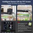 hygger 30W Smart Aquarium LED Light with Water Monitor for 24-30 Inch Tanks