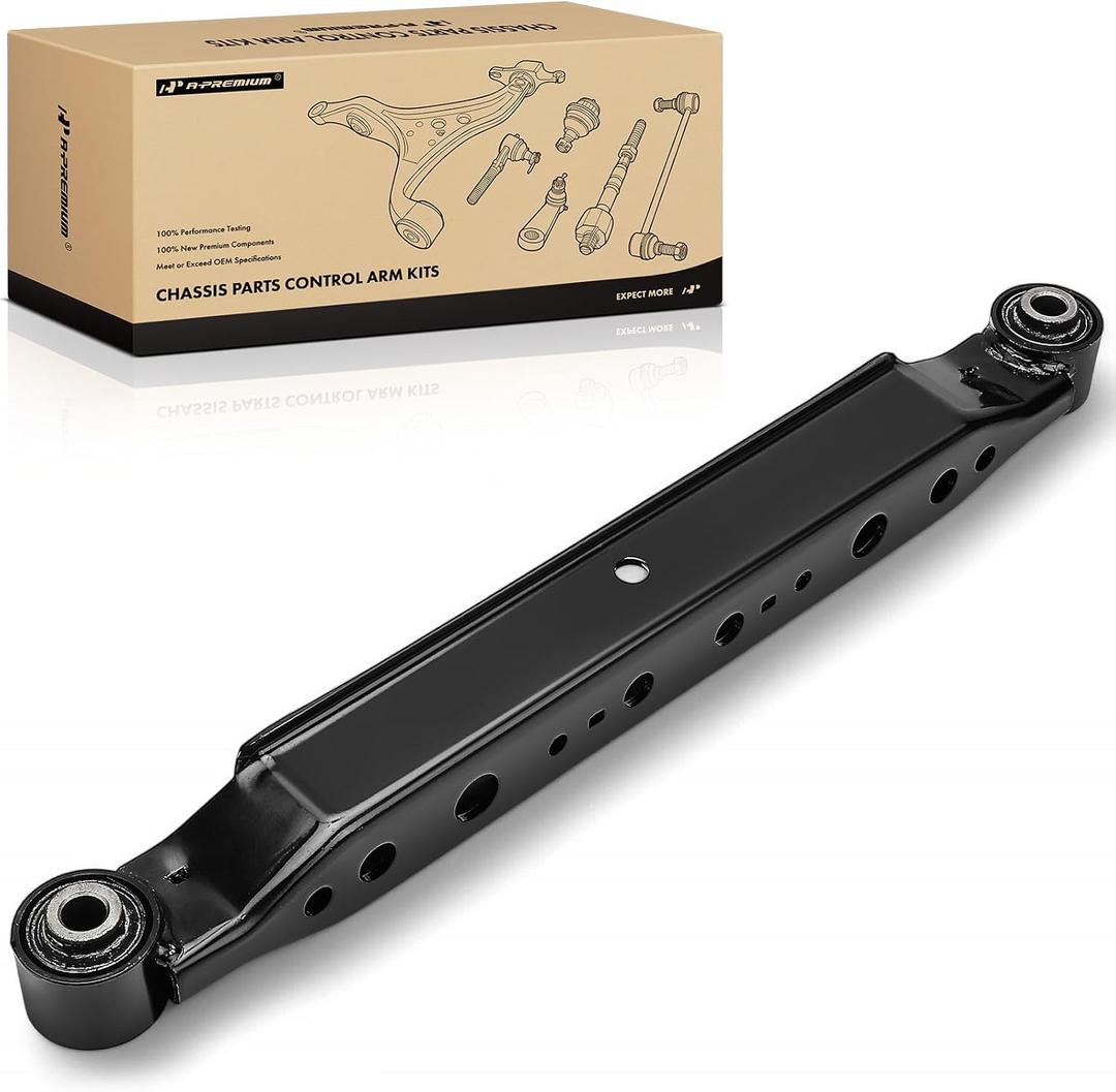 A-Premium Rear Lower Control Arm with Bushing, Compatible with Nissan Rogue 2008-2019, Rogue Select 2014-2015, Rogue Sport 2017-2019, Qashqai 2017-2019
