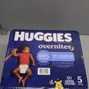 Huggies Overnites Size 5 Overnight Diapers (27+ lbs), 50 Ct