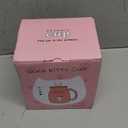 Bsigo Coffee Mug Warmer & Cute Cat Mug Set, Candle Mug Warmer for Home & Office, Electric Smart Coffee Warmer for Desk, Beverage Tea Coffee Cup Warmer with 3-Temp Settings, 8H Auto Shut Off, Blue