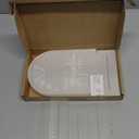 JINMURY Frosted Arch Wedding Table Numbers 1-15 with Stands, 5x7 Inch Frosted Arch Acrylic Sign with White Letters, Arched Acrylic Table Numbers for Wedding Reception