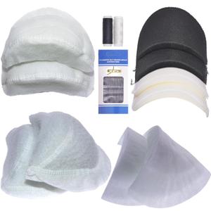 GELMAY 5Pair 1.8-4.0CM Thickened Sewing Supplies Foam Sponge Cotton Shoulder Pads Clothing Enhancer Push-Up Set-in Covered