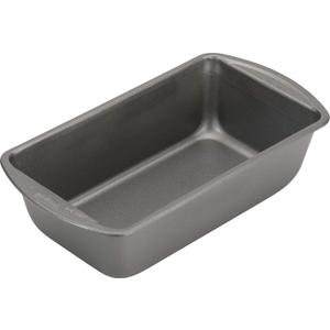 GoodCook Nonstick Loaf Pan Heavy-Duty Steel Bakeware with Easy-Clean Non-Stick Coating, Oven & Dishwasher Safe Pan for Meatloaf Breads Cakes Brownies Lasagnas Casseroles & More, 9 x 5-Inch, Gray