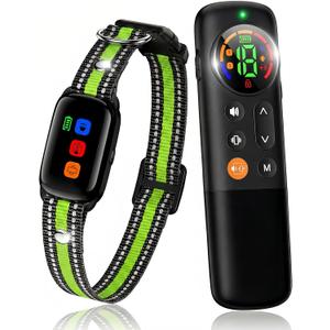 Upgrade Vibrating Dog Training Collar with Remote, No Shock, Beep and Vibration Only, 3300FT Long Range, Waterproof Rechargeable, Safety Lock, No Prongs, for Small Medium Large Dogs