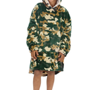 Kidtopia Blanket Hoodie Camo Hoodie One Size