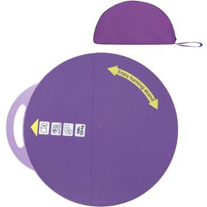 Pivot Disc for Transfers, Low-Profile Patient Turning Device for Elderly & Disabled, 360° Controlled Transfer Disc for Bed, Wheelchair & Car Seat, Non-Slip Caregiver Pivot Pad Supports 265 lbs