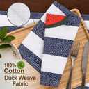 2 x RUVANTI Cloth Napkins Set of 6 Cotton 100%, 18x18 Inches Napkins Cloth Washable, Soft, Absorbent. Cotton Napkins for Parties, Christmas, Thanksgiving, Weddings, Dinner Napkins Cloth - Watermelon