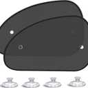 2026 New Upgrade Car Window Shades for Side Window 25"X15"(2 Pack),Car Window Shade for Baby Suction Cup,Sun Shade Side Window Can Blocks 99.98% UVR