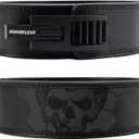 Lever Lifting Belt for Man and Women, Weightlifting with Adjustable Heavy Duty Buckle, Professional Weight Lifting Belt (S (24-30inches), Enigmatic Black)