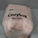 CozyLux Twin Comforter Set with Sheets Blush Pink, 5 Pieces Bed in a Bag, Pink Comforter Twin Size, All Season Bedding Set with Stitch Quilted Comforter, Flat Sheet, Fitted Sheet, Pillowcases