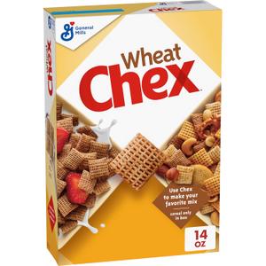 Wheat Chex Breakfast Cereal, Homemade Chex Mix Ingredient, 14 oz (EXP 04/17/27)