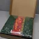 2Pcs 50FT Green Christmas Garland Decorations, Christmas Artificial Pine Greenery Garland Outdoor Indoor Decor, Straight Faux PVC Soft Garland for Stairs Railing Fireplace Window Christmas Decor