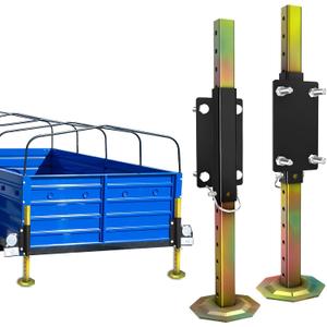 Telescoping Stabilizer Jack -Screw and Welding Installation-1 pc | BuyGoe More Convenient DIY it on Your Small Trailer,Load Capacity 2500 Pound