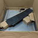 24"x24" Stainless Steel Quarter Fender Set Mud Flap Hangers with Single Bolt Mounting Brackets fit for Semi Truck, 2PCS