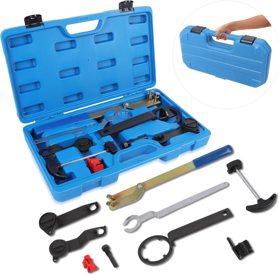 PLAYOCCAR Engine Timing Tool Kit Compatible with Audi, Seat, Skoda, Volkswagen Jetta Models with 1.0 1.2 1.4 TSI, TFSI, EA211 Engine
