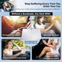 EcoNour Windshield Sun Shade Compatible for Dodge Caravan 20082020 | Minivan Front Window Sunshade | Foldable Sun Visor Protector | UV & Heat Blocking | Keeps Interior Cooler