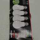 Satco 9.5 watt; A19 LED; Frosted; 4000K; Medium base; 220' beam spread; 120 volts; Non-Dimmable; 4-Pack