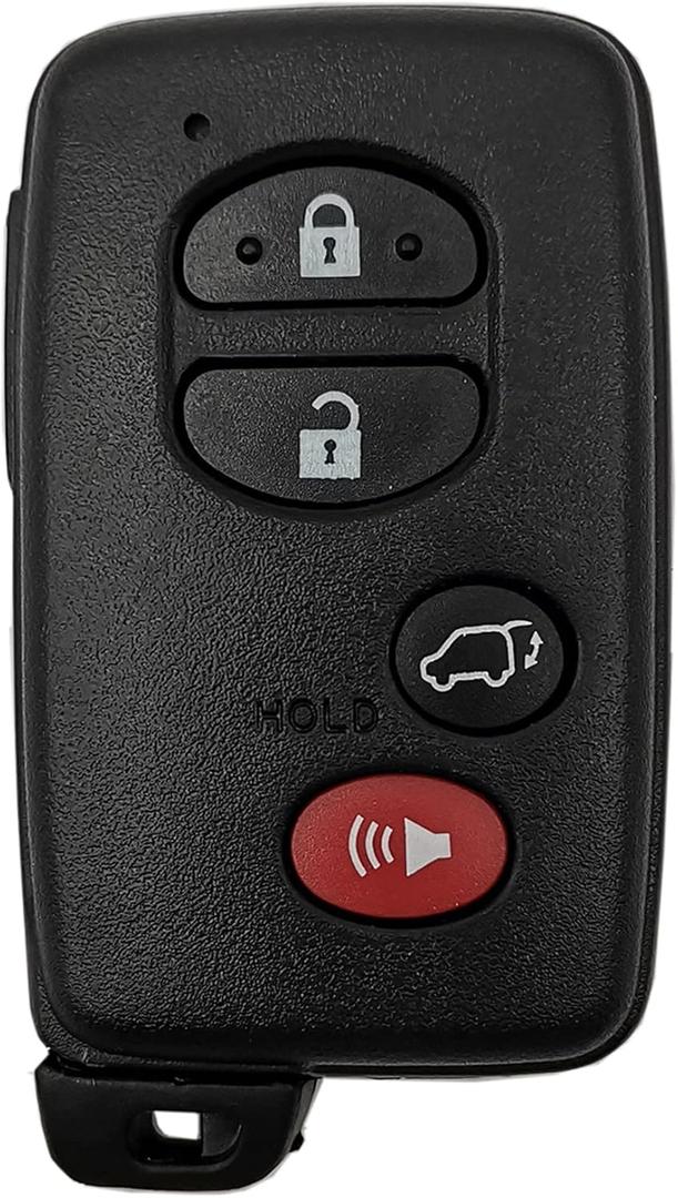 Replacement Key Fob Case Shell Fit for Toyota Highlander Venza 2008-2016 Keyless Entry Remote Control Car Key Fob Cover Housing (HYQ14AAB, HYQ12ACX, HYQ14AEM)