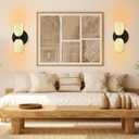 Indoor Warm Wall Sconces Sets of 2, Vanity Mirror Light Fixtures with 3000K E26 Bulb for Hallway Porch Corridor Home Decor