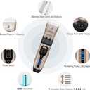Dog Clippers for Grooming,Dog Grooming Kit for Heavy Thick Hair&Coats/Low Noise Rechargeable Cordless Hair Trimmer/Pet Shaver with Paw Trimmer for Small & Large Dogs Cats