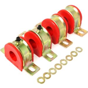 Energy Suspension 3.5175R 1-1/16" Greasable Sway Bar Set for GM , Red