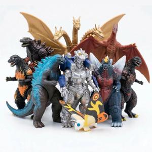 JAYKENIXO 10 Pack Monster Action Figures Set  Mini Dragon Toys, Movable Joints, Collectible Creature Figures for Kids Playset, Party Cake Toppers & Gifts