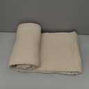 EMME Cotton Throw Blanket Large 50"x70" Gifts for Women 100% Muslin for Couch Breathable Gauze All Season Light Tan Soft and Lightweight Pre-Washed