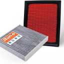 Engine & Cabin Air Filter Fits 2011-2017 CT200h, 2015-2021 NX300h, 2010-2015 Prius, 2012-2015 Prius Plug-In, 2012-2018 Prius V, 2016-2018 RAV4 Hybrid, Replacement for CF10285 CA10741
