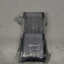 Amazon Basics Portable Electric Pencil Sharpener, Easy to Use, Versatile, Helical Blade, Auto Stop, Battery/USB Cord Operated, Black, 2.87 x 2.87 x 5.3 in