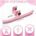 Geelin Bag Hook for Desk Table Heavy-Duty Backpack Hanger Clamp On Purse Holder Adjustable Under Desk Bag Hook for Headphones Handbag Hanger for Classroom Dorm Back to School(Pink)