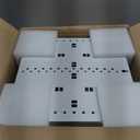 VEVOR Structured Media Enclosure, 14-Inch, Recessed in-Wall Media Box with Cover, Wall-Mount Cable Management Box Kit, Structured Wiring Multi-Media Cabinet, Cold-Rolled Steel, for TV Home Theater