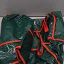 Gift Wrapping Paper Organizer Storage - 40" Gift Wrap Storage Containers with Interior Pockets for Bows, Tags & Ribbons - Wrapping Paper Holder, Waterproof, Fits 24 Standard Rolls, Green