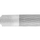 Pferd 8" Half-Round Hand File with Handle, American Pattern, Double Cut, Medium, 3/4" Width, 7/32" Thickness - Part 11024P