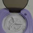 Portable Washing Machine, 9L Mini Laundry Washer with 3 Modes Cleaning for Underwear, Baby Clothes, Sock, Small Delicates. Foldable Washer and Dryer Combo for Apartment, Home, Hotel,Camping,RV(Purple)