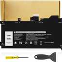 Futurebatt 1FKCC Laptop Battery Compatible with Dell Latitude 7200 7210 2-in-1 Series T04J T04J001 T04J002 T5H6P 09NTKM 9NTKM 0D9J00 D9J00 0KWWW4 KWWW4