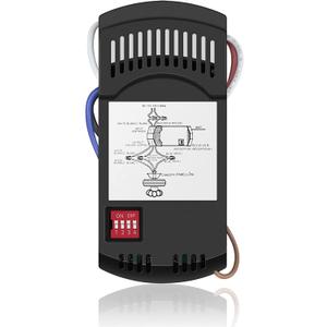 Universal Ceiling Fan Receiver FAN-28R for Harbor Breeze Hampton Bay Hunter Fan-HD5 UC7078T CHQ7078T FAN-35T KUJCE9603 L3HFAN35T1 FAN-53T FAN-11T KUJCE9103 (Receiver only)