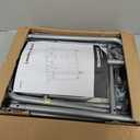 SONGMICS Laundry Basket with Wheels, 3-Section Laundry Sorter, 76.6 Gallons (290 L) Rolling Hamper with Removable Bags, Heavy-Duty Steel Frame, Cream White, Dark Gray and Ink Black URLS010X01