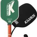 Pro Pickleball Paddles Carbon Fiber, 16mm USAPA Approved T700 Pickleball Paddle with Lightweight Polypropylene Honeycomb Core, Comfort Grip, Professional Pickleball Racket with Cover Case