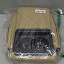 Mandark Car Center Console Armrest Pillow, Leather Memory Foam Auto Arm Rest Box Cover with Storage Bag, Waterproof Automotive Interior Elbow Protector Accessories, Universal Fit (Beige)