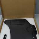 YONZEE 2-in-1 Car Steering Wheel Desk Tray & Car Seat Gap Filler Organizer  Foldable Carbon Fiber Look Table for Laptop, Eating Food, Writing  Universal Fit for Most Vehicles (Black)