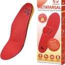Cushwork Metatarsalgia Insoles for Ball of Foot Pain,Morton's Neuroma,Arch Supports Insoles,Orthotic Insoles,Men Women Shoe Insert for Metatarsal,Foot Pain Relief