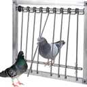 1PC Bird Cages Trap Stainless Steel Pigeon Trap Door Wire Bars Frame Entrance U-Trap for Pigeon Birds House Door (29 * 26 cm) (11.4"L x 10.2"W x 2.0"H)